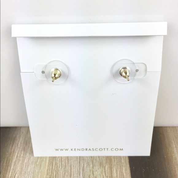 Kendra Scott Betty bronze turquoise earrings - Picture 3 of 3